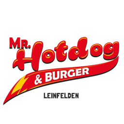 Mr. Hotdog & Burger Leinfelden logo.